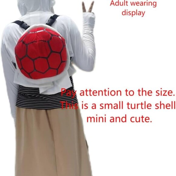 Cute Turtle Costume Backpack Tortoise Shell Bag for Halloween Cosplay Costume Pa - Picture 3 of 8